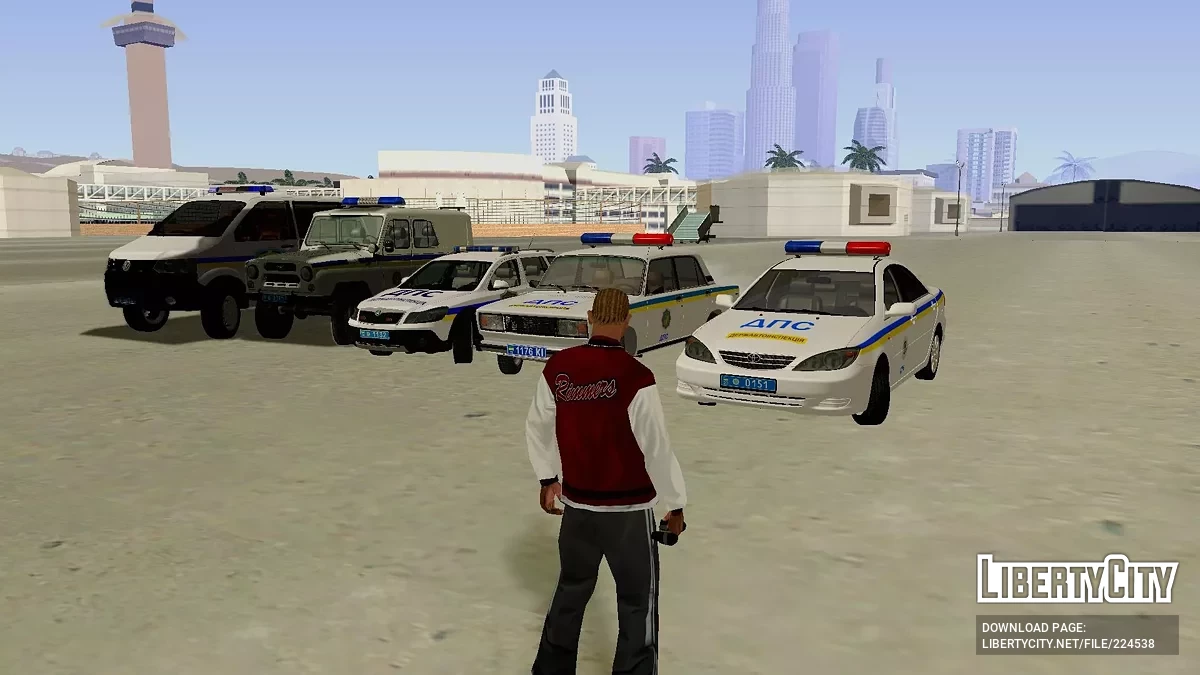 Пак автомобилей Украинской Милиции 2000-х годов / GTA San Andreas