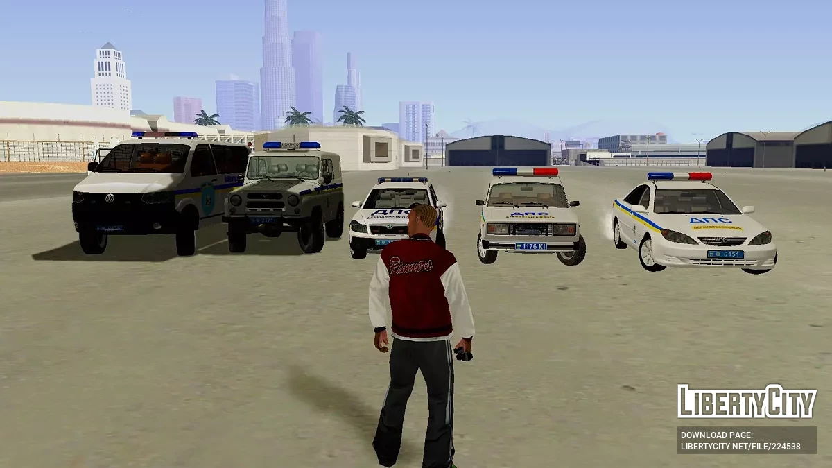 Пак автомобилей Украинской Милиции 2000-х годов / GTA San Andreas