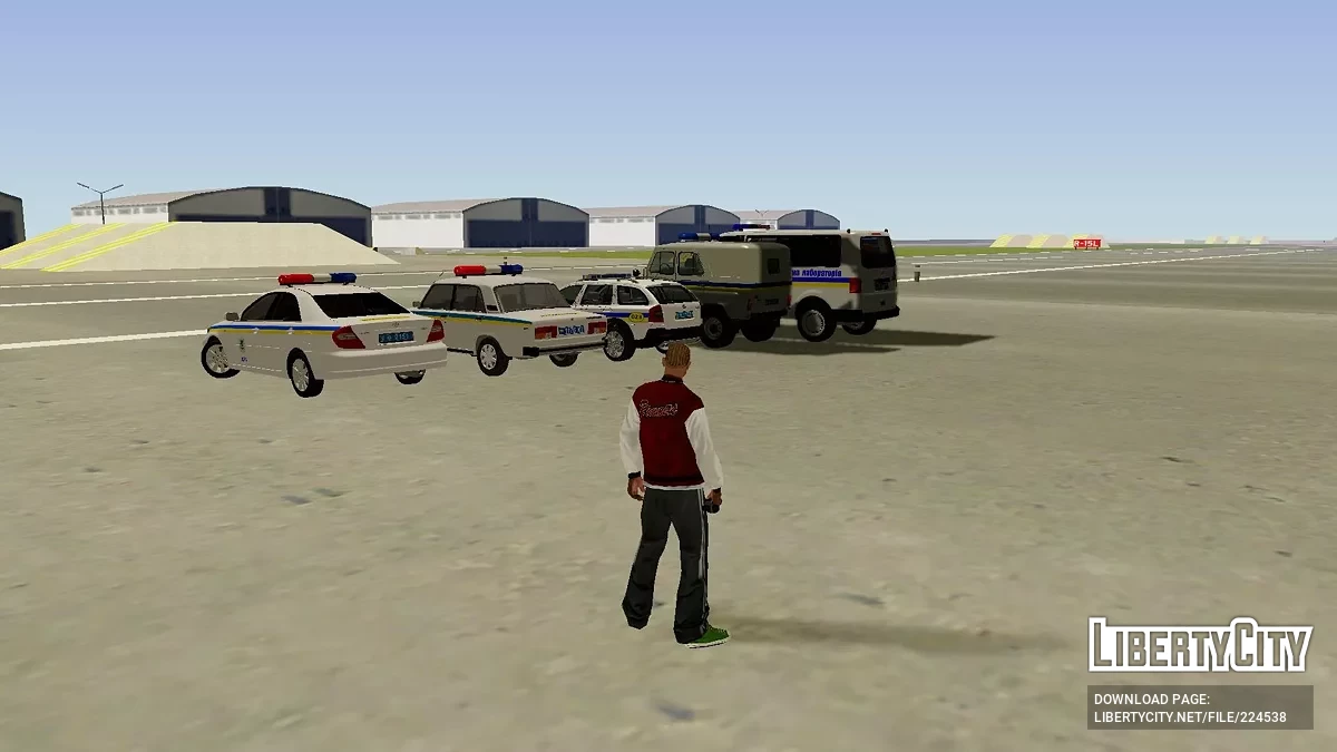 Пак автомобилей Украинской Милиции 2000-х годов / GTA San Andreas