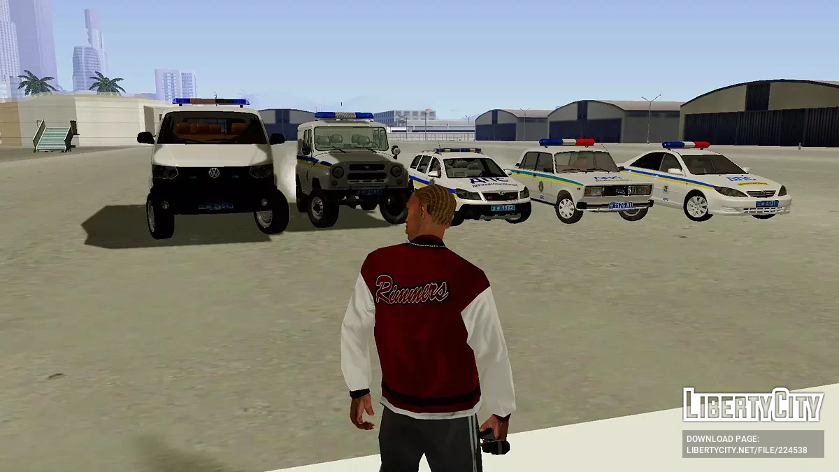 Пак автомобилей Украинской Милиции 2000-х годов / GTA San Andreas