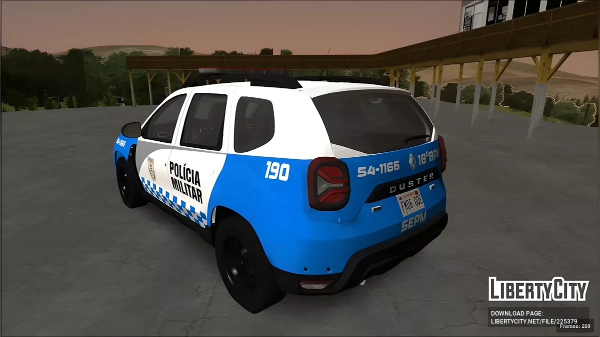 Renault Duster Intense Plus 2024 PMERJ 2025 / GTA San Andreas