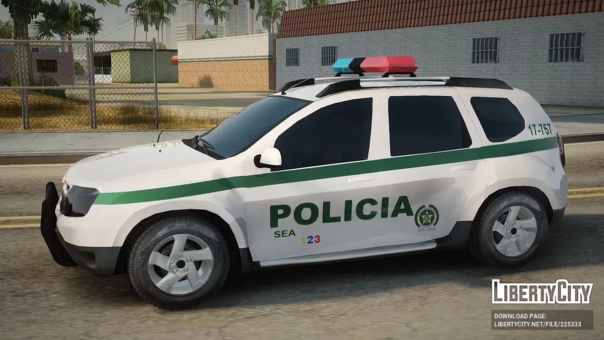 Renault Duster Patrulla Policia Colombiana / GTA San Andreas