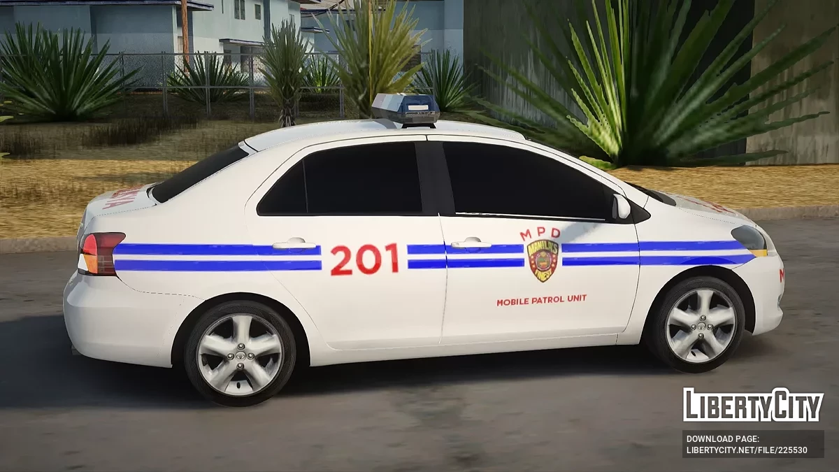 Toyota Vios Philippine Police / GTA San Andreas
