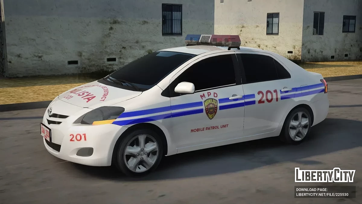 Toyota Vios Philippine Police / GTA San Andreas