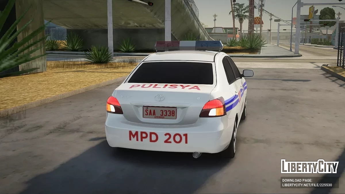Toyota Vios Philippine Police / GTA San Andreas