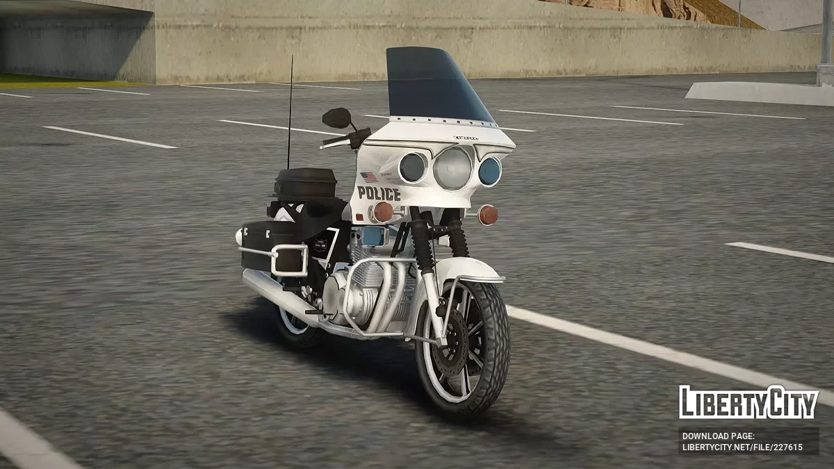 1980 Kawasaki KZ 1000 Police Bike / GTA San Andreas