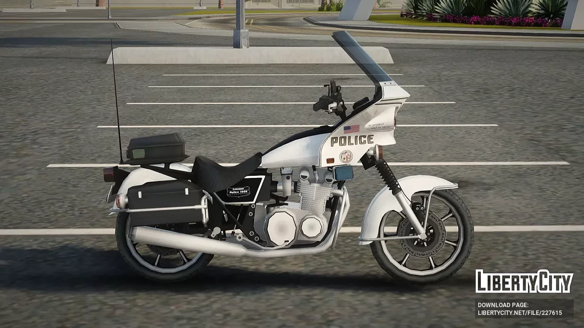 1980 Kawasaki KZ 1000 Police Bike / GTA San Andreas