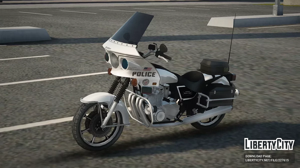 1980 Kawasaki KZ 1000 Police Bike / GTA San Andreas