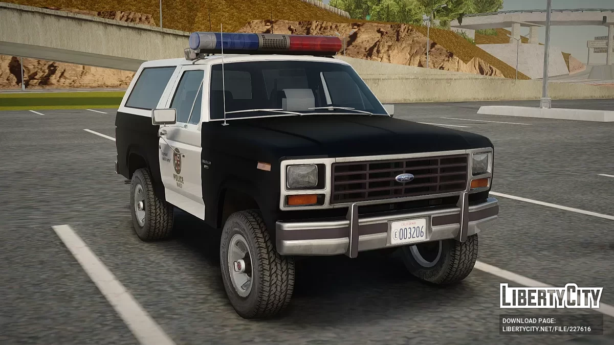 1983 Bronco LAPD Patrol Car / GTA San Andreas