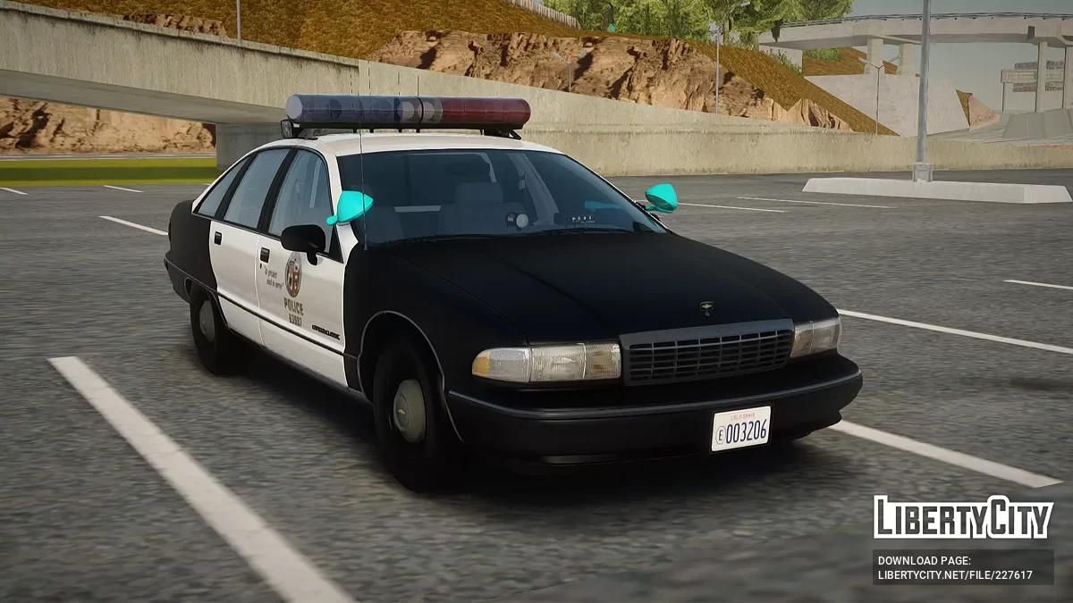 1991 Chevrolet Caprice LAPD Patrol Car / GTA San Andreas