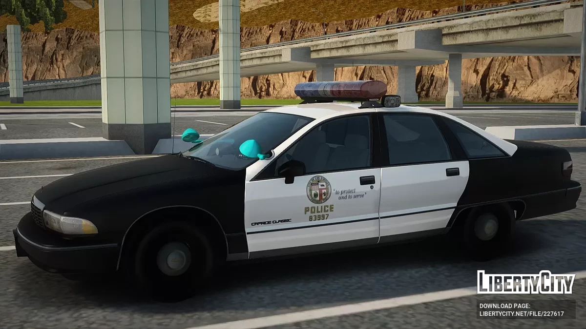 1991 Chevrolet Caprice LAPD Patrol Car / GTA San Andreas