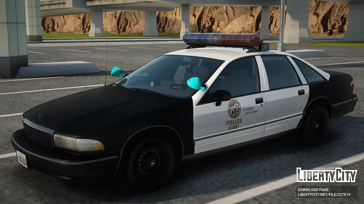 1994 Chevrolet Caprice LAPD Patrol Car / GTA San Andreas