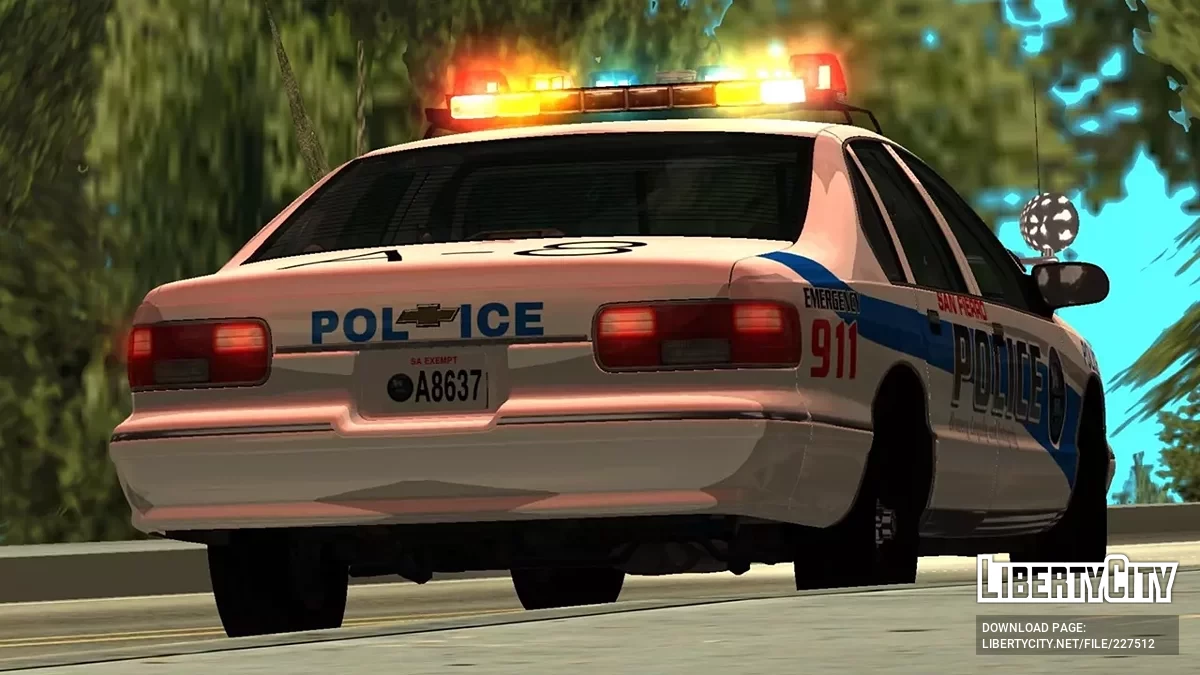 1996 Chevrolet Caprice 9c1 SFPD Patrol Car / GTA San Andreas