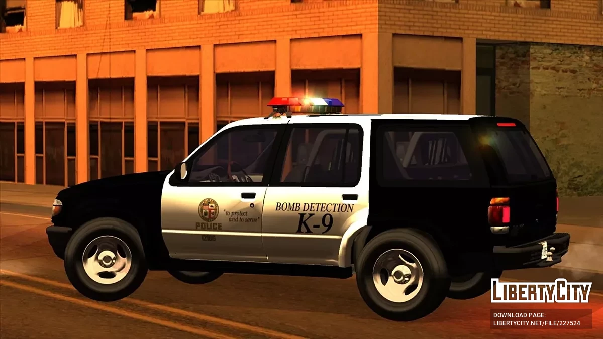 1997 Ford Explorer LAPD K-9 Bomb Detection / GTA San Andreas