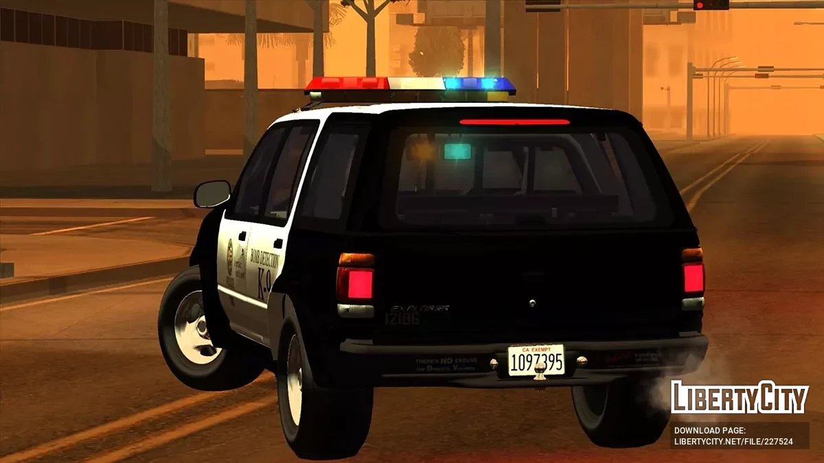 1997 Ford Explorer LAPD K-9 Bomb Detection / GTA San Andreas