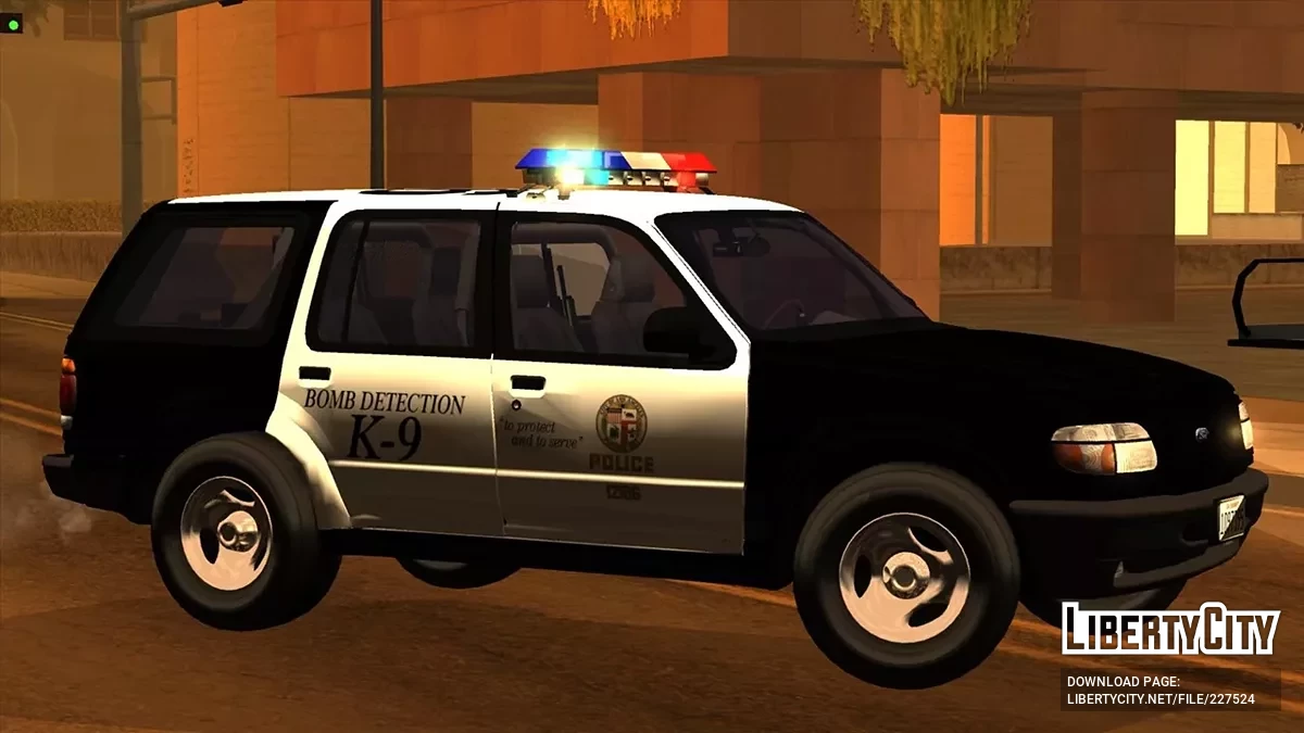 1997 Ford Explorer LAPD K-9 Bomb Detection / GTA San Andreas