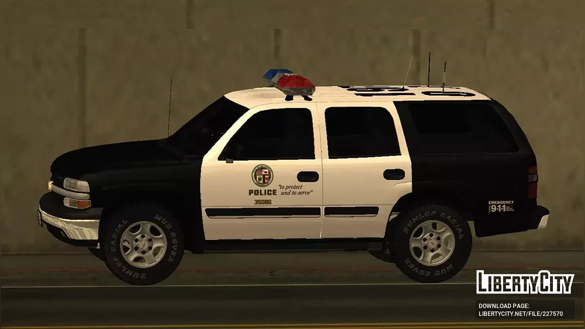 2003 LAPD Chevrolet Tahoe / GTA San Andreas