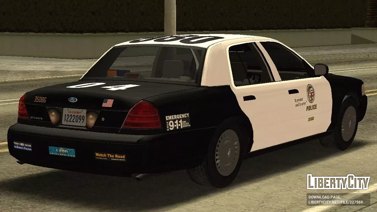 2003 LAPD Ford Crown Victoria / GTA San Andreas