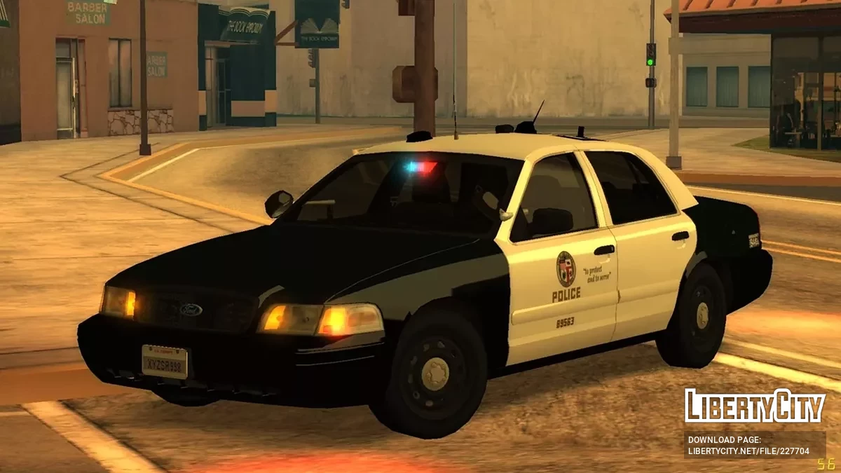 2007 CVPI LAPD Metro Slicktop / GTA San Andreas