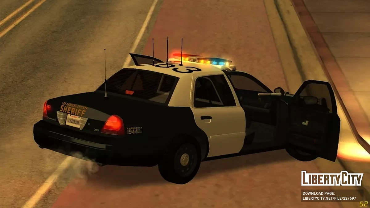 2007 CVPI LASD Patrol / GTA San Andreas