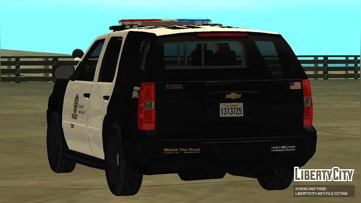 2007 LAPD Chevrolet Tahoe / GTA San Andreas