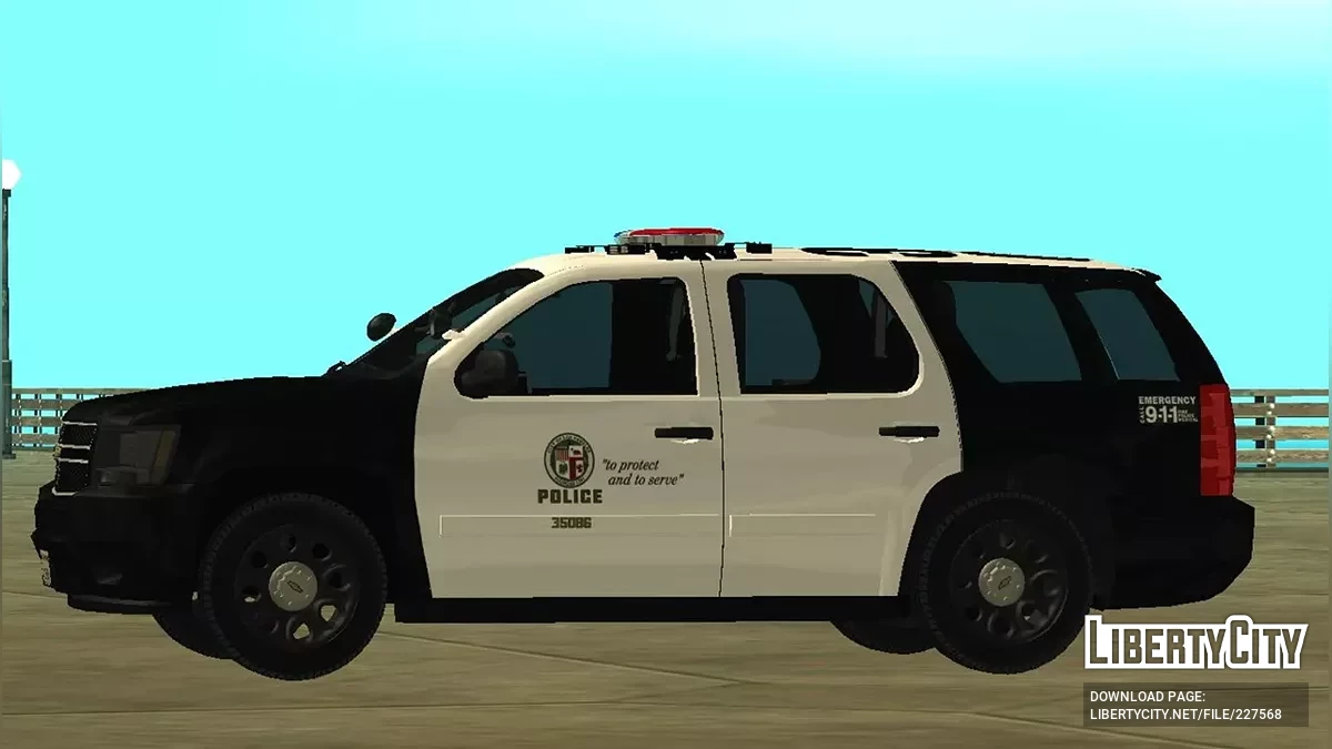 2007 LAPD Chevrolet Tahoe / GTA San Andreas