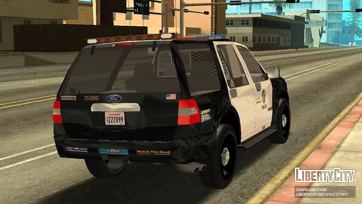 2007 LAPD Ford Expedition / GTA San Andreas