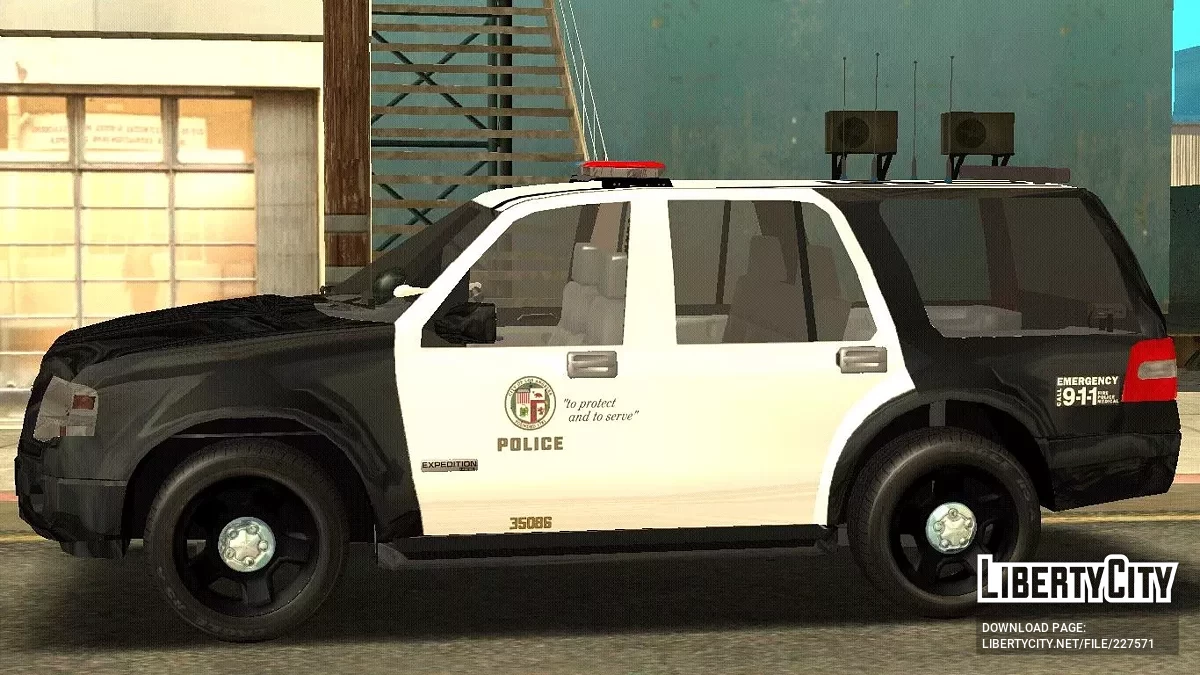 2007 LAPD Ford Expedition / GTA San Andreas
