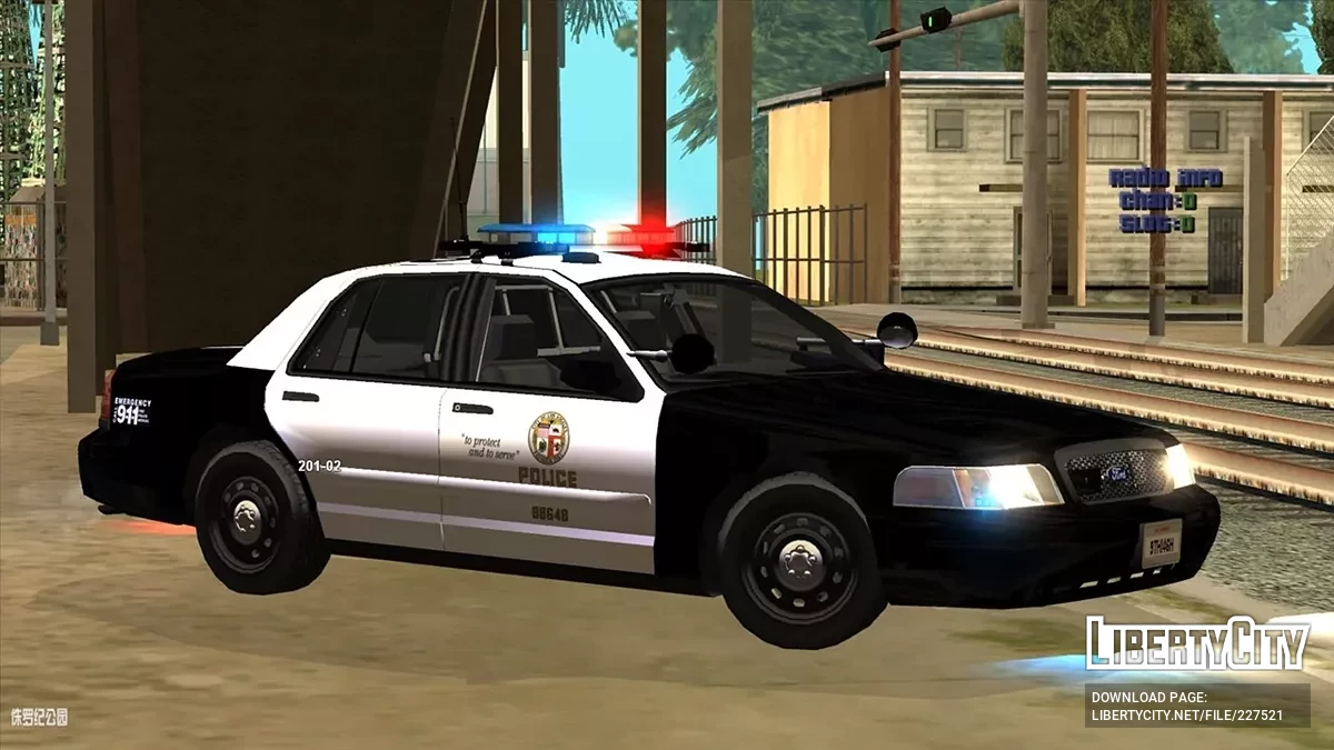 2009-2011 CVPI LAPD Patrol Car Arjent / GTA San Andreas