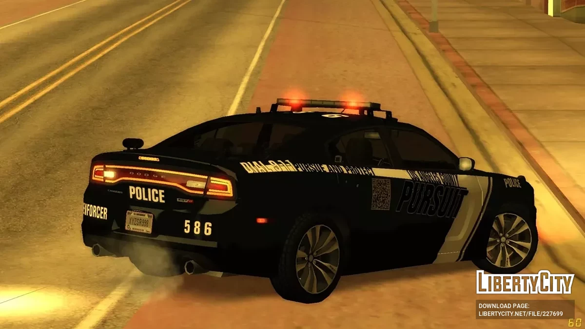 2012 Dodge Charger SRT8 VRT LA County Division / GTA San Andreas