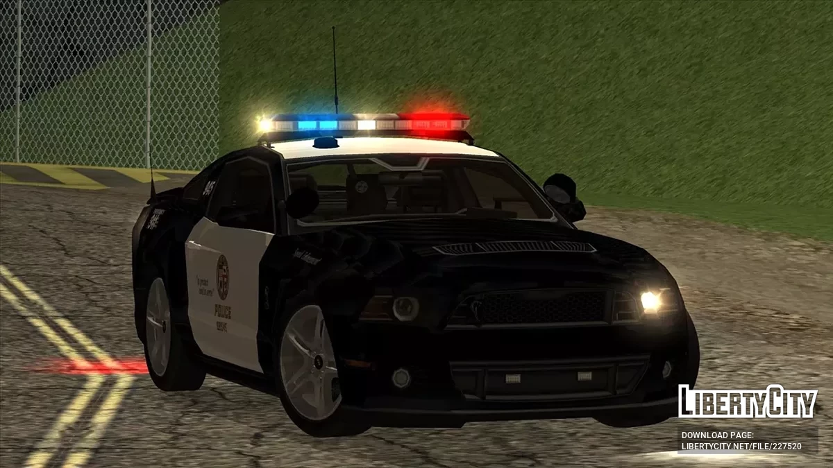 2014 Ford Shelby GT500 LAPD Pursuit Car Arjent / GTA San Andreas