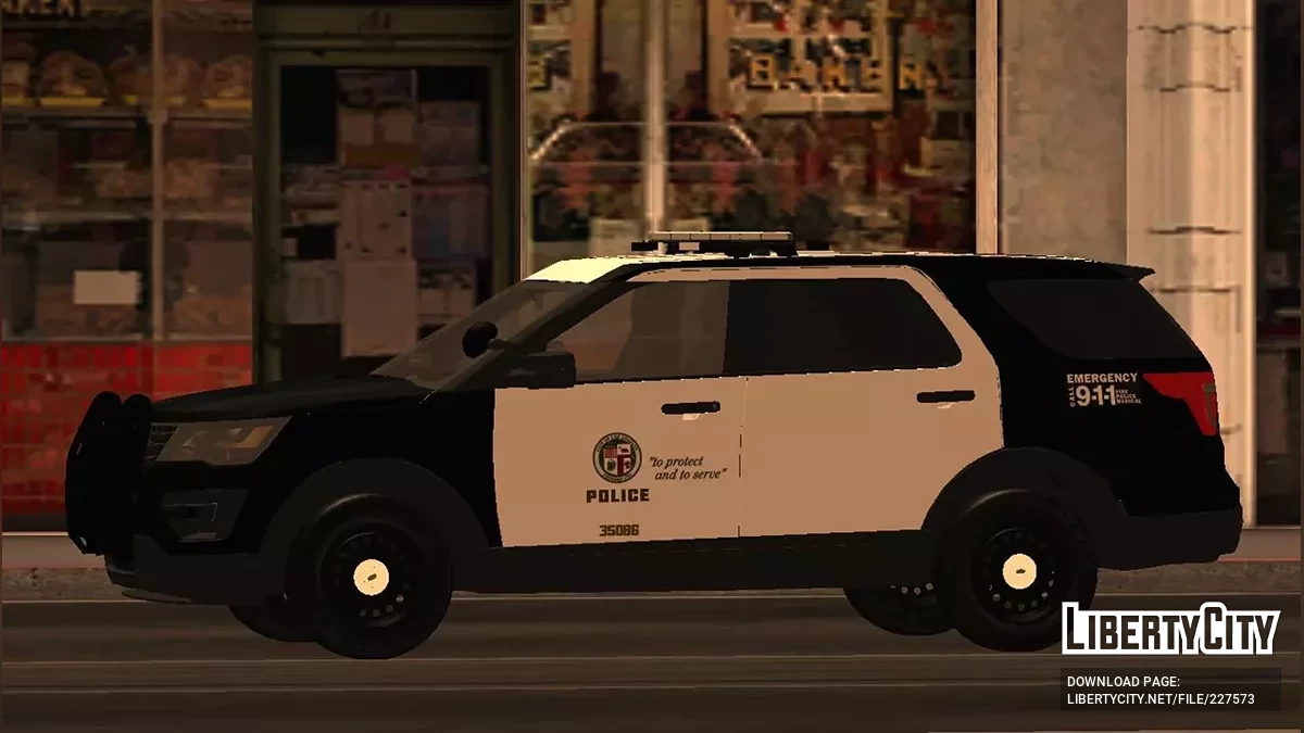 2016 LAPD Ford Explorer / GTA San Andreas