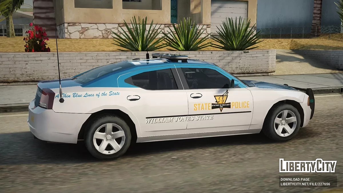 Dodge Charger William Jones State Police / GTA San Andreas