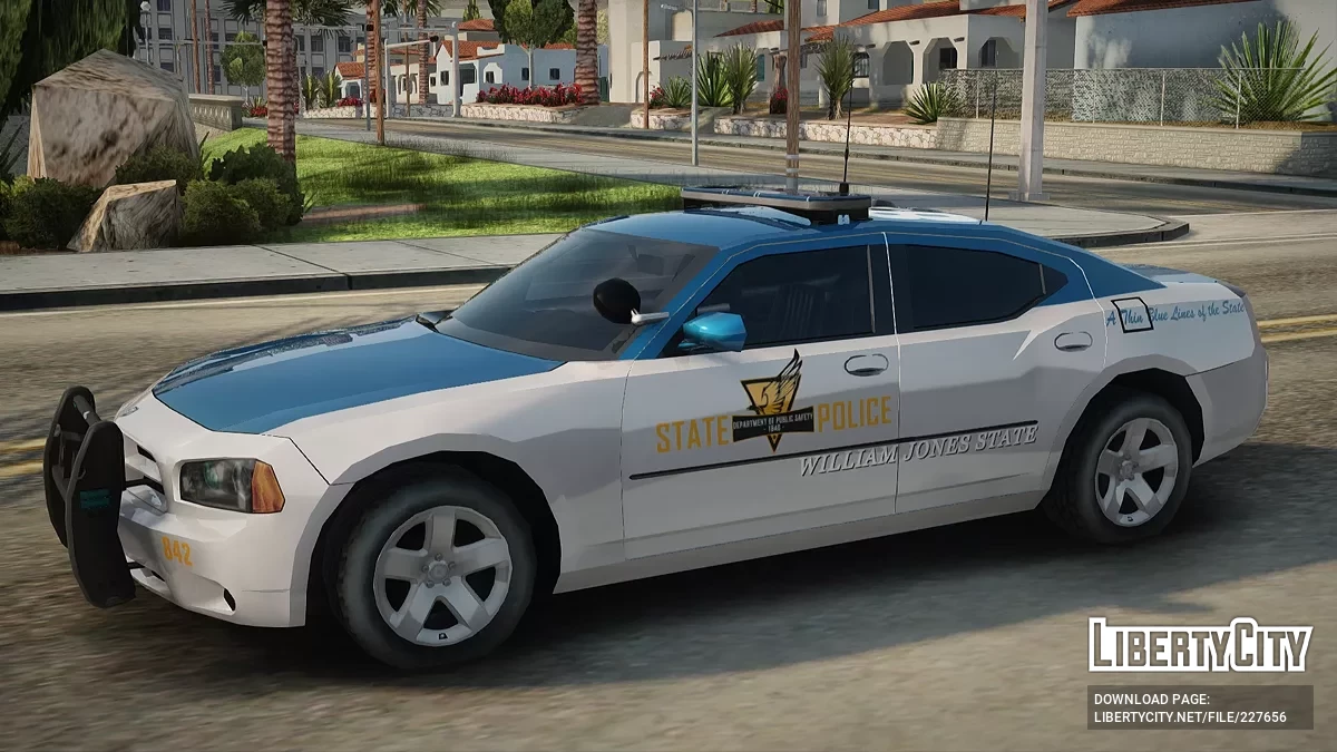 Dodge Charger William Jones State Police / GTA San Andreas