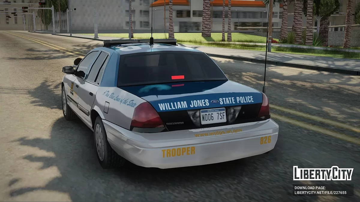 Ford Crown Victoria William Jones State Police / GTA San Andreas