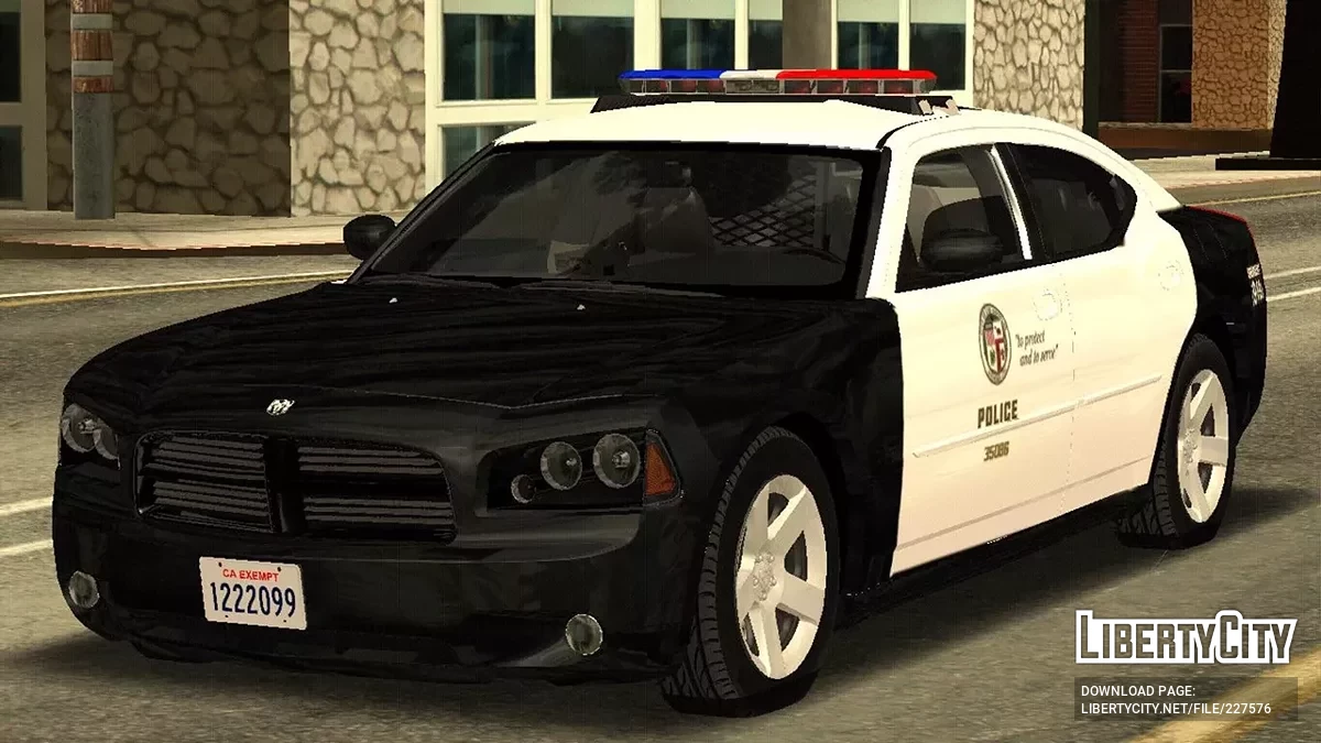 LAPD 2007 Dodge Charger / GTA San Andreas