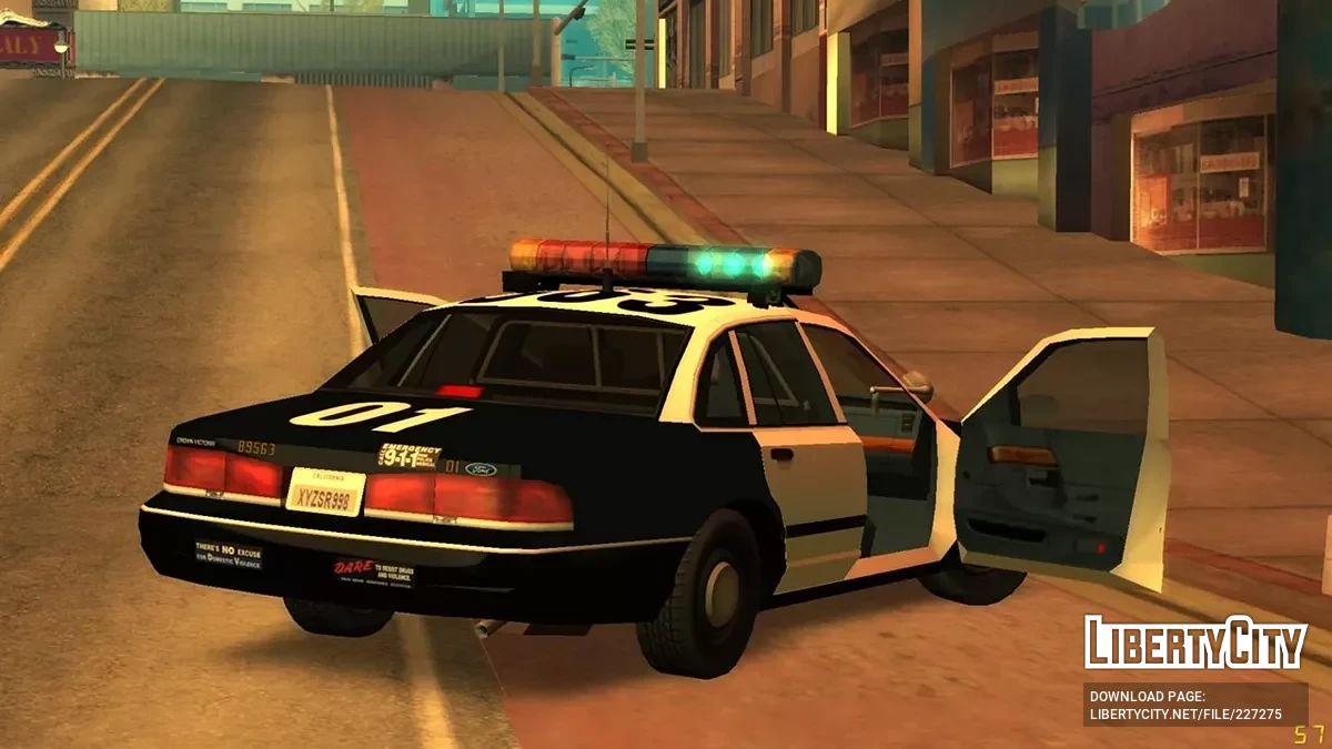 Los Angeles Police Department 1995 CVPI Patrol Car / GTA San Andreas