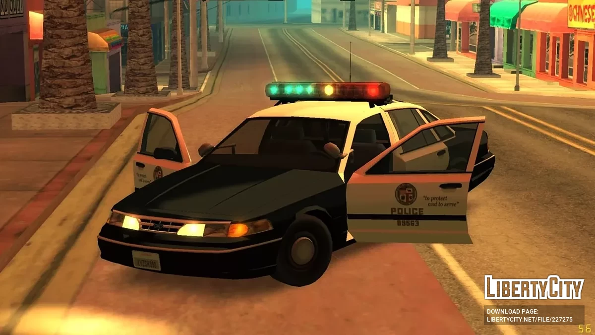 Los Angeles Police Department 1995 CVPI Patrol Car / GTA San Andreas