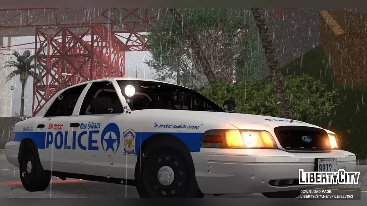 Сборник автомобилей полицейского управления Нового Орлеана (LQ, AVS) / GTA San Andreas