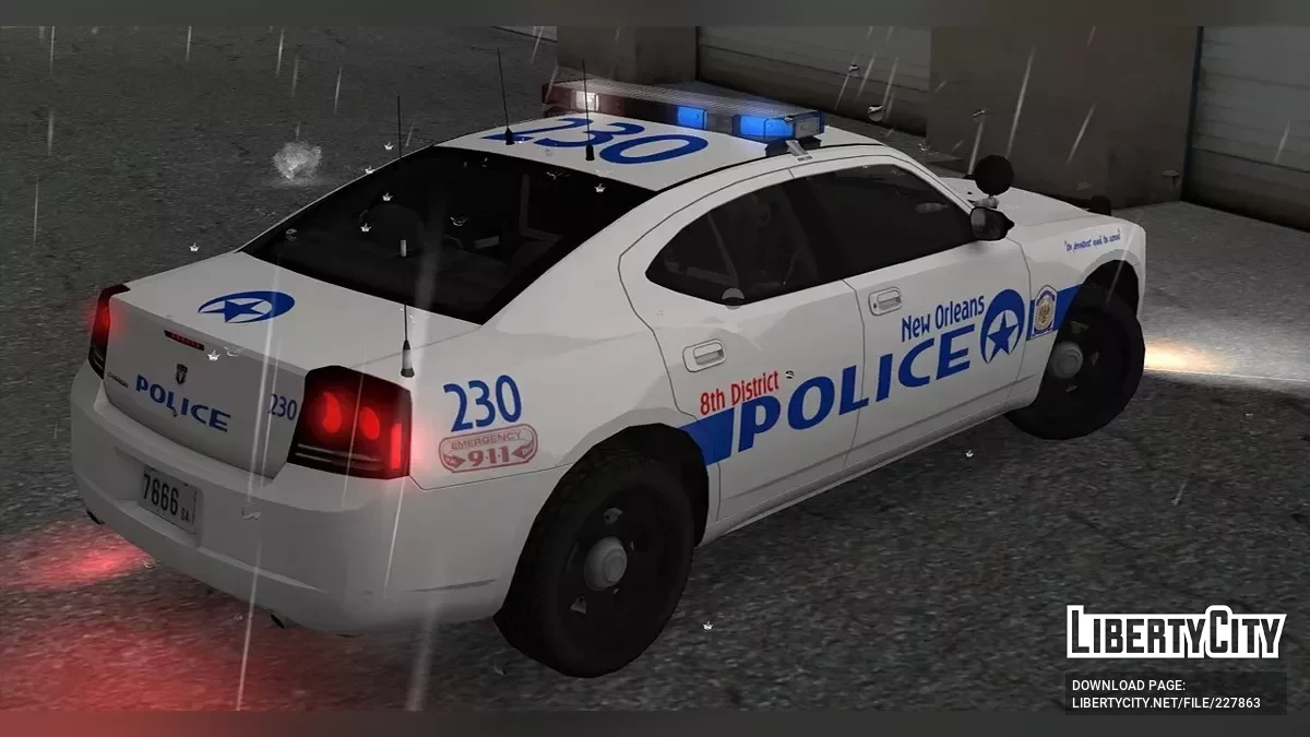 Сборник автомобилей полицейского управления Нового Орлеана (LQ, AVS) / GTA San Andreas