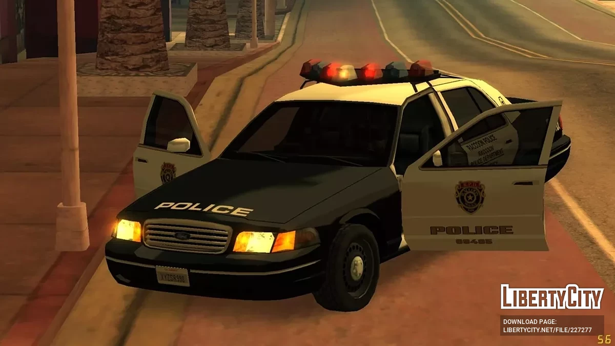 Raccoon City Police Department CVPI 1998 / GTA San Andreas