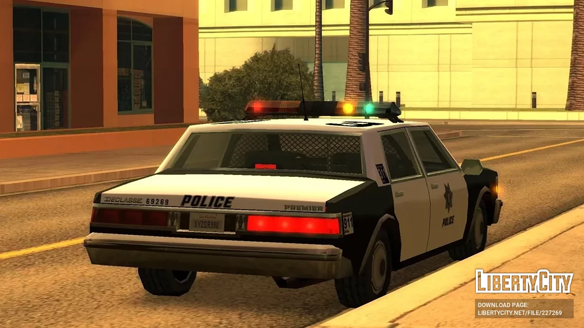 Restored 1989 Declasse Premier Las Venturas Police Cruiser / GTA San Andreas