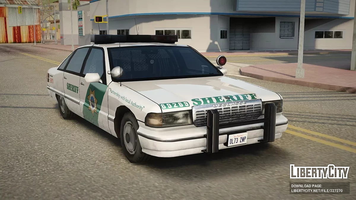 Restored 1991 Declasse Premier Tierra Robada County Sheriff Cruiser / GTA San Andreas