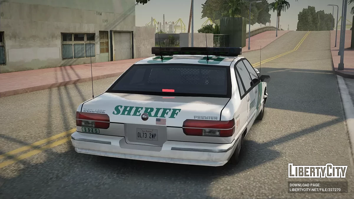 Restored 1991 Declasse Premier Tierra Robada County Sheriff Cruiser / GTA San Andreas
