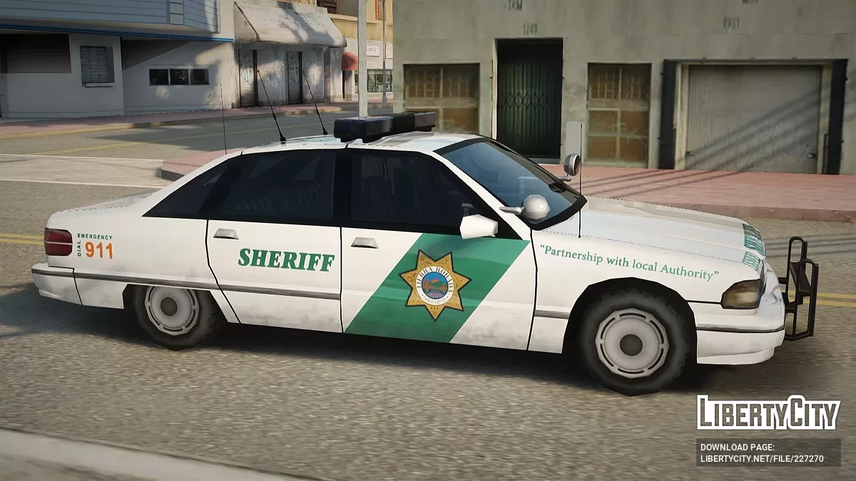 Restored 1991 Declasse Premier Tierra Robada County Sheriff Cruiser / GTA San Andreas