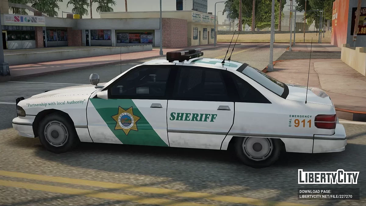 Restored 1991 Declasse Premier Tierra Robada County Sheriff Cruiser / GTA San Andreas