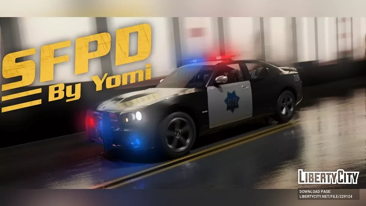 Водитель SFPD в стиле SF (LQ, AVS) / GTA San Andreas