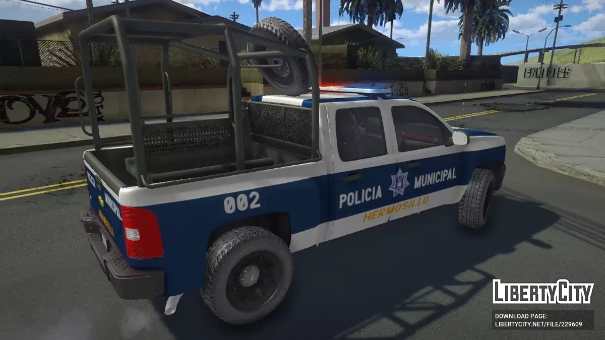 Chevrolet Silverado 2010 Policia Municipal Hermosillo / GTA San Andreas