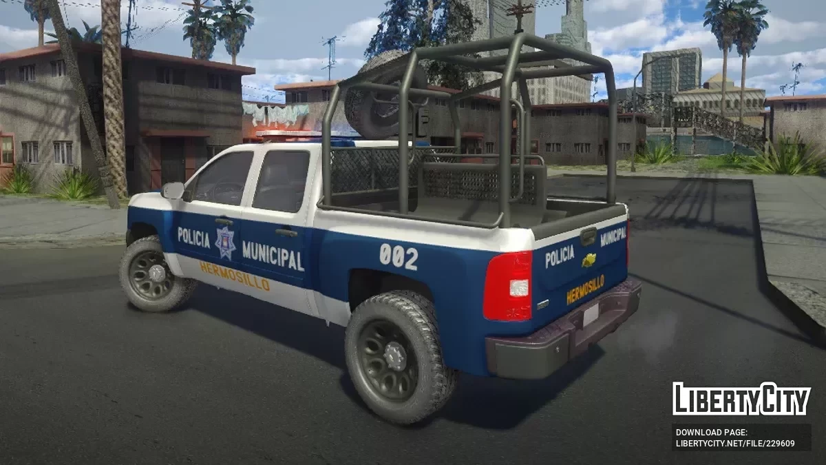 Chevrolet Silverado 2010 Policia Municipal Hermosillo / GTA San Andreas