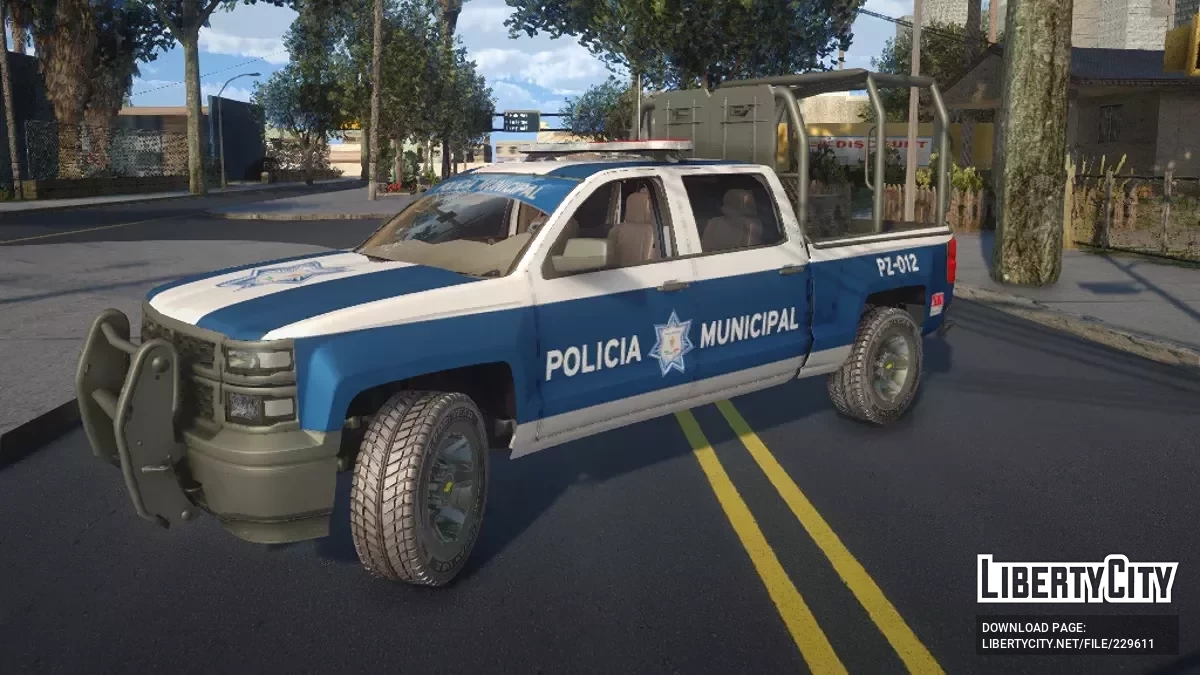Chevrolet Silverado 2014 Policia Municipal / GTA San Andreas
